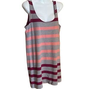 Marc by Marc Jacobs tank dress Size Small Cotton linen blend pullover striped‎